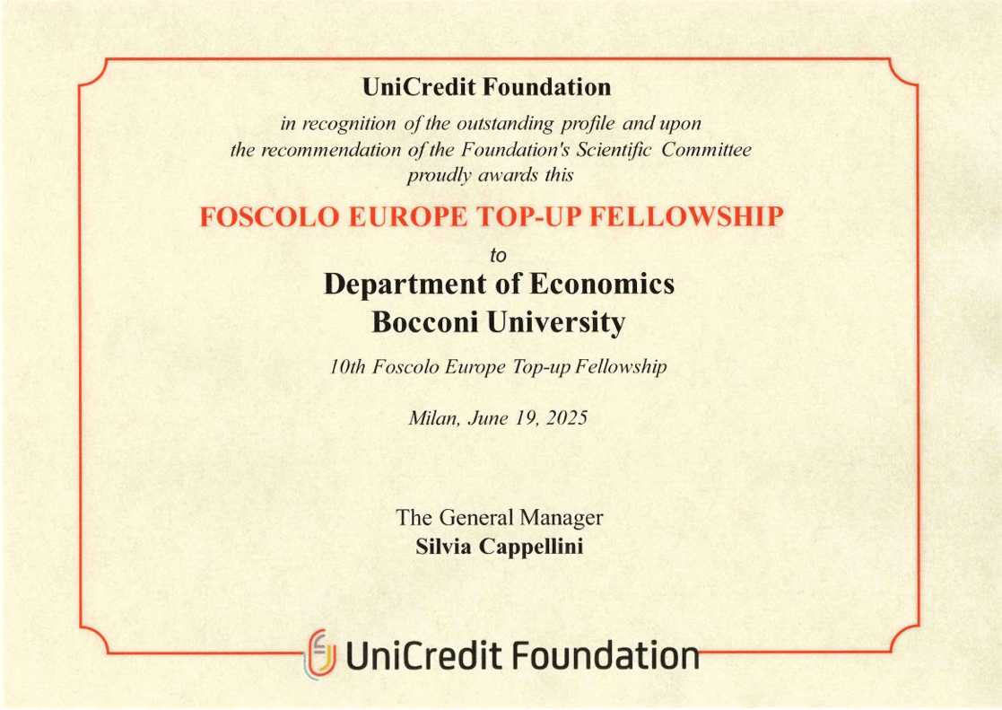 unicredit fellowship